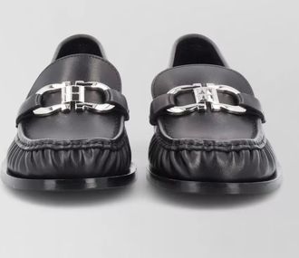 Ferragamo leather moccasins