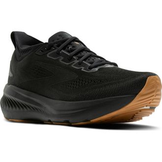 Brooks Glycerin 23 Running Shoe in Black/Ebony/Biscuit at Nordstrom, Size 10.5