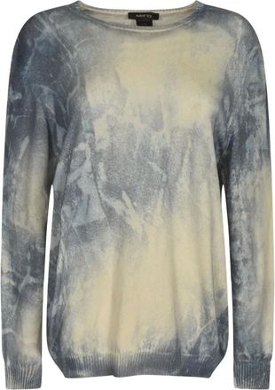 Avant Toi Maglione con fantasia tie dye - Toni neutri