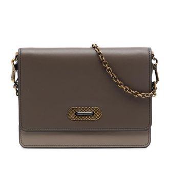 Bottega Veneta Pre-owned Bottega Veneta Bicolor Leather Wallet on Chain Ladies M078R7TH9L9XBU1L