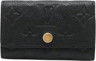Louis Vuitton Pre-owned Monogram Empreinte Leder Sleutelhoes - Dames - Vintage Accessoires - Zwart - ONE Size - Leer - Vintage