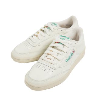 Reebok Men Club C 85 Vintage Sneaker, Top-Chalk/Paperwhite/Glen Green, 3