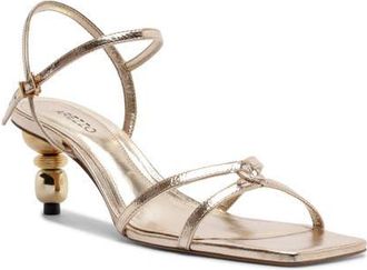 Arezzo Birdie Sandal in Platino at Nordstrom, Size 5.5