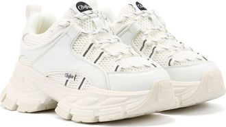 Buffalo Saturn Lace Dames Witte Sneakers