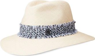 Maison Michel Henrietta wide-brim hat - women - Straw - M - Neutrals