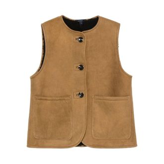 SOEUR Waistcoats Marrone-Donna
