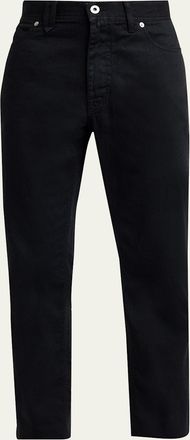 Brioni Mens Black Denim Slim Five-Pocket Pants