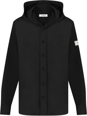 Flaneur Atelier Shirt met Capuchon - Heren - Casual Overhemden - Zwart - S - Overhemden