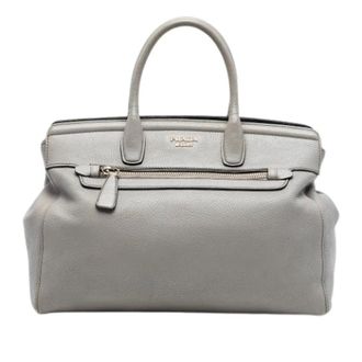Prada Pre-owned Handbags, female, Gray, Size: ONE SIZE Pre-owned Vintage Satchel