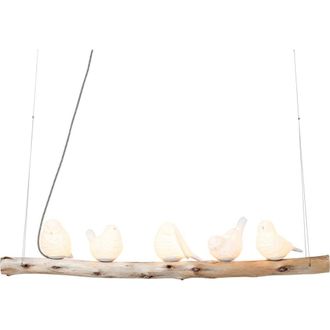 Kare Design L&aacute;mpara madera y ceramica dining birds 120cm