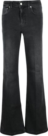 Moschino Flare Jeans - Dames - Flared Jeans - Zwart - W29 - Katoen - Jeans