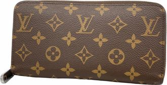 Louis Vuitton Blue Brown Long Wallet (Bi-Fold) (Pre-Owned)