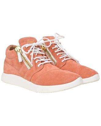 Giuseppe Zanotti Womens Suede Lace-Up High-Top Sneaker (Authentic Pre-Loved)