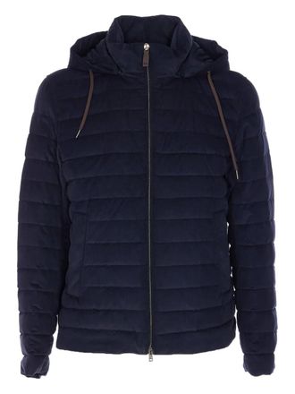 Herno Resort ribfluwelen jack - Blauw