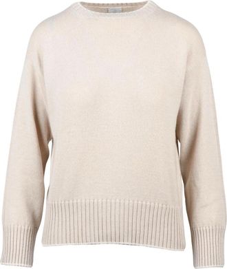 Eleventy Beige Cashmere Crewneck Sweater