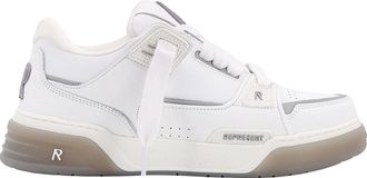 Represent Studio Leather Sneakers With Contrasting Profiles-Uomo
