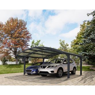 Palram Canopia Arizona Wave Cochera Doble De Aluminio 6 X 5 M