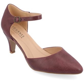 Journee Collection Women & apos;s Bettie Medium and Wide Width Pumps