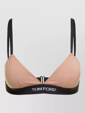 Tom Ford logo bra adjustable straps branded design