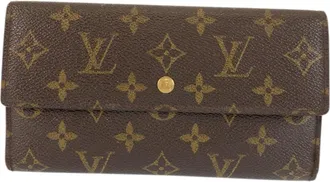 Louis Vuitton Brown Monogram Monogram Long Wallet (Bi-Fold) (Pre-Owned)