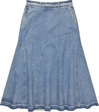Munthe Denim Rokken - Dames - Spijkerrokken - Blauw - S - Denim - Rokken