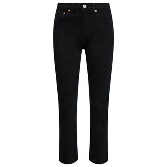 Levi's Cropped Jeans, female, Black, W30 L28, 501 Cropped Jeans