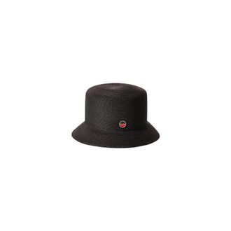 Busnel Tina papieren strooien emmerhoed - Dames - Hoeden - Zwart - L - Leer - Accessoires