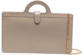 Marni Tropicalia debossed-logo leather bag - women - Calf Leather/Viscose - One Size - Brown