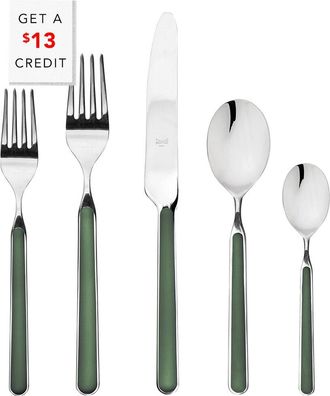 Mepra Fantasia Green 5Pc Place Setting With $13 Credit