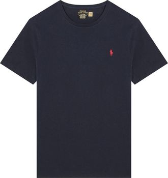 Polo Ralph Lauren T-shirt met korte mouwen en ronde hals - Heren - T-shirts - Zwart - M - Katoen - Tops