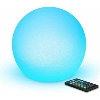 OEM L&aacute;mpara Esfera Led De 20 Cm Con Control Remoto Y 16 Colores Rgb Ajustables, Luz De Ambiente Cambiante, Recargable, Ideal Para Ni&ntilde;os Y Adultos-autres