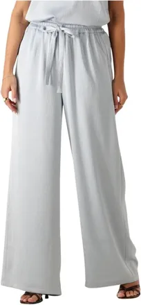Amaya Amsterdam Broeken, Dames, Blauw, S, Ciel Wide Broeken