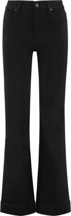 7 For All Mankind Modern Dojo Slim Illusion Soho Night bootcut jeans - Dames - Bootcut Jeans - Zwart - W28 - Katoen - Jeans
