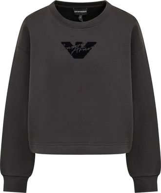 Emporio Armani Felpa con logo - Nero