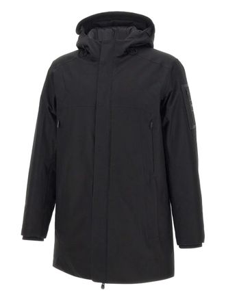 BOSS Hexatech drawstring hooded coat - men - Polyester/Polyester - S - Black