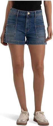 Kut from the Kloth Jane High-Rise Shorts W/ Pork Chop Pockets Womens Jumpsuit & Rompers One Piece True : 12, Cotton/Spandex