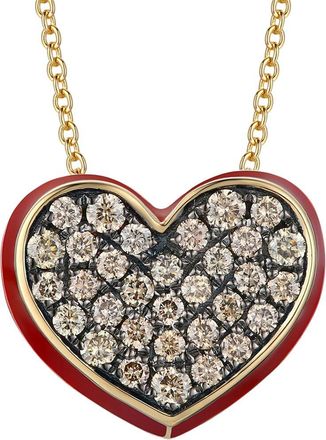 Le Vian Chocolate On Chocolate 14K 0.40 Ct. Tw. Diamond Pendant Necklace