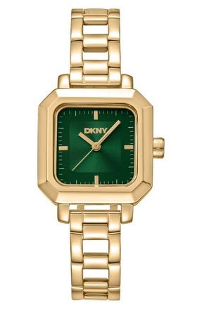 DKNY L 124 Champ Bracelet Watch in Dark Green at Nordstrom