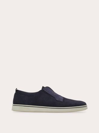 Ferragamo Men Slip-on sneaker Blue Size 10.5