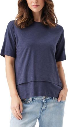Ripe Claud Nursing Tee in Indigo at Nordstrom, Size X-Small Au