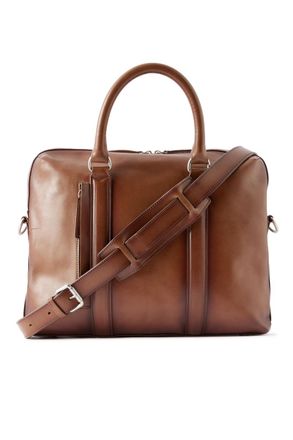 Officine Creative Quentin 019 Leather Briefcase