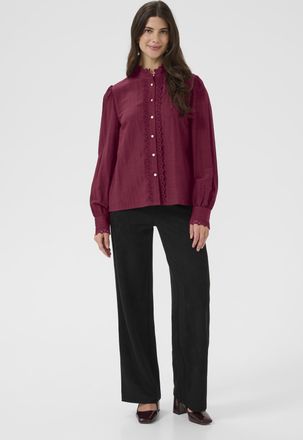 Cream Overhemd met lang mouwen CRPia Overhemd met lang mouwen Regular fit wine