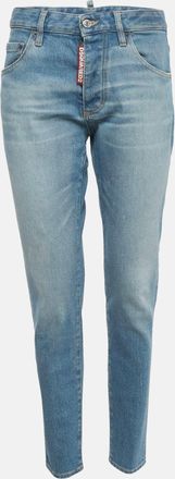 Dsquared2 Blue High Waist Denim Jeans S Waist