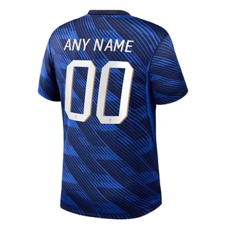 Nike FFF 2026 Stadium Home Nike Mens Dri-FIT Soccer Replica Jersey Custom Jersey By You in Blue | NN203948238-CUS