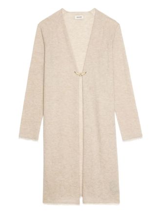 Zadig&Voltaire pointelle-star cardigan - Neutrals