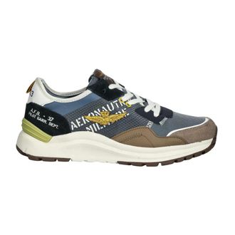Aeronautica Schoenen, Heren, Veelkleurig, 41 EU, Leer, Panelled Sneakers