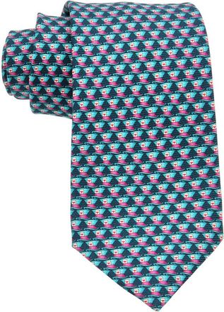 Bulgari Hats & Spades Pictorial Silk Tie