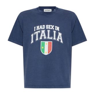 Carne Bollente T-Shirts, male, Blue, Size: M Ciao Bella T-Shirt
