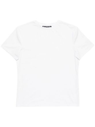 Acne Studios appliqu&eacute; T-shirt - unisex - Organic Cotton/Elastane - S - White