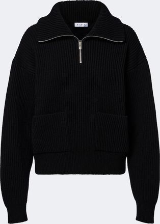 Alaia Ala&iuml;a Pullover in lana e cashmere a coste